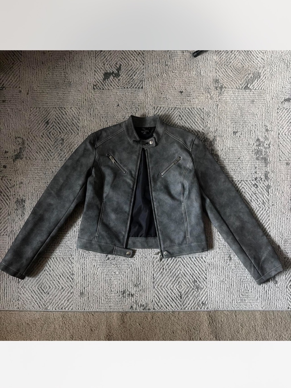 Dollskill Generation Kiss Norah faux leather moto jacket